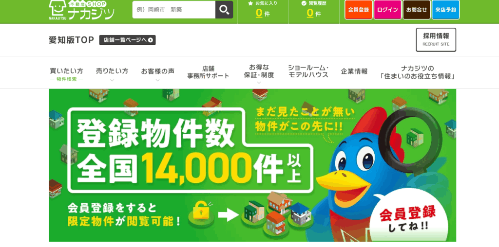 不動産SHOPナカジツ 中川店のメイン画像